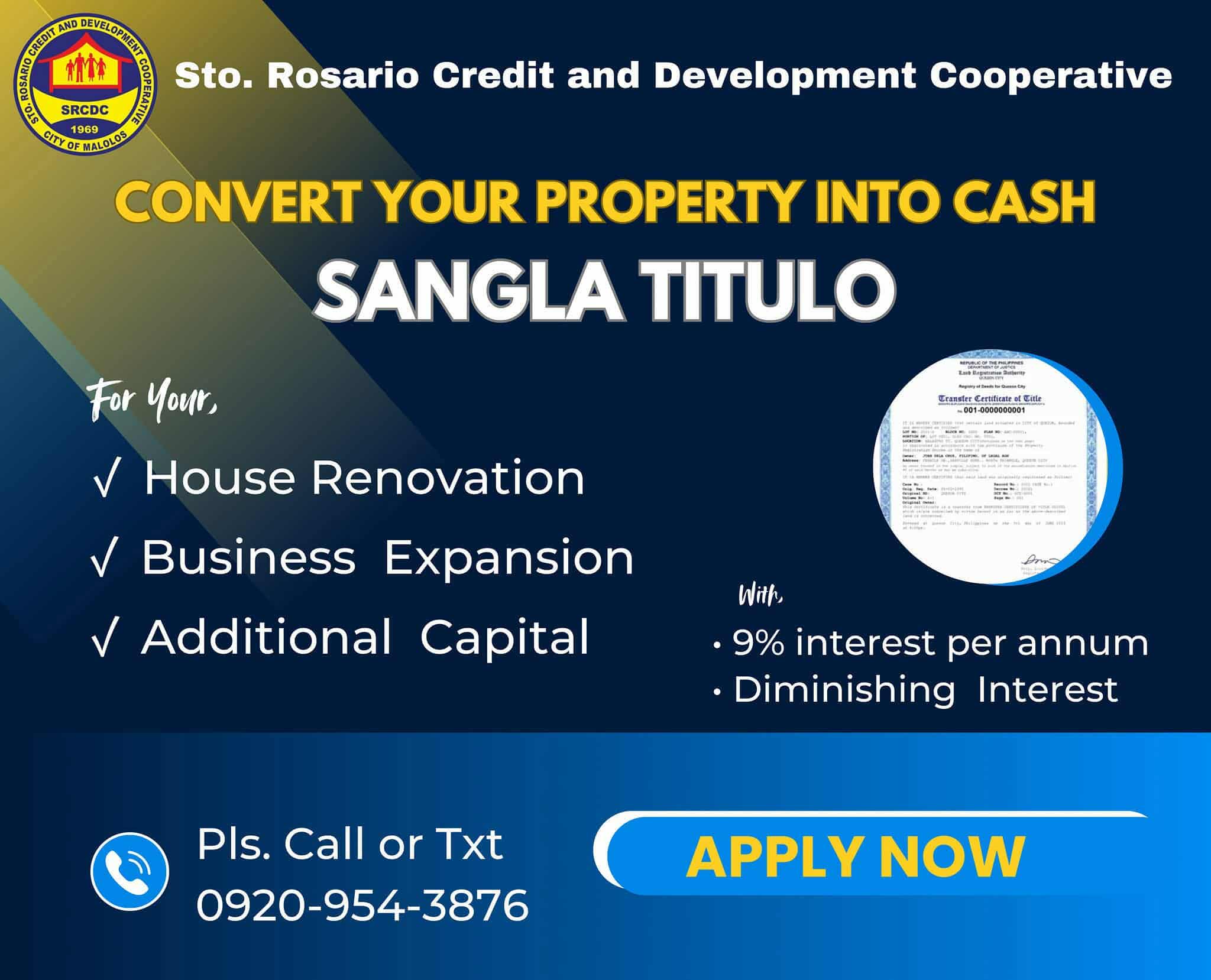 Sangla Titulo
